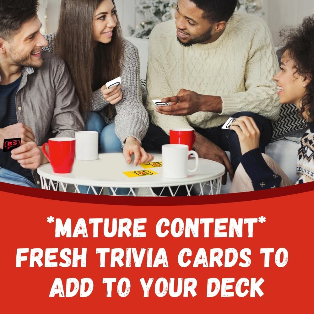 Brilliant or BS? - A Trivia Game for Know-it-Alls and Big Fat Liars - Fun Bluffing Trivia Game for Friends & Family