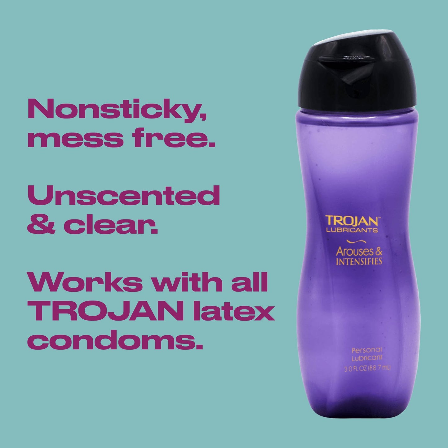 Trojan Lubes Arouses & Intensifies Personal Lubricant, 3 oz.