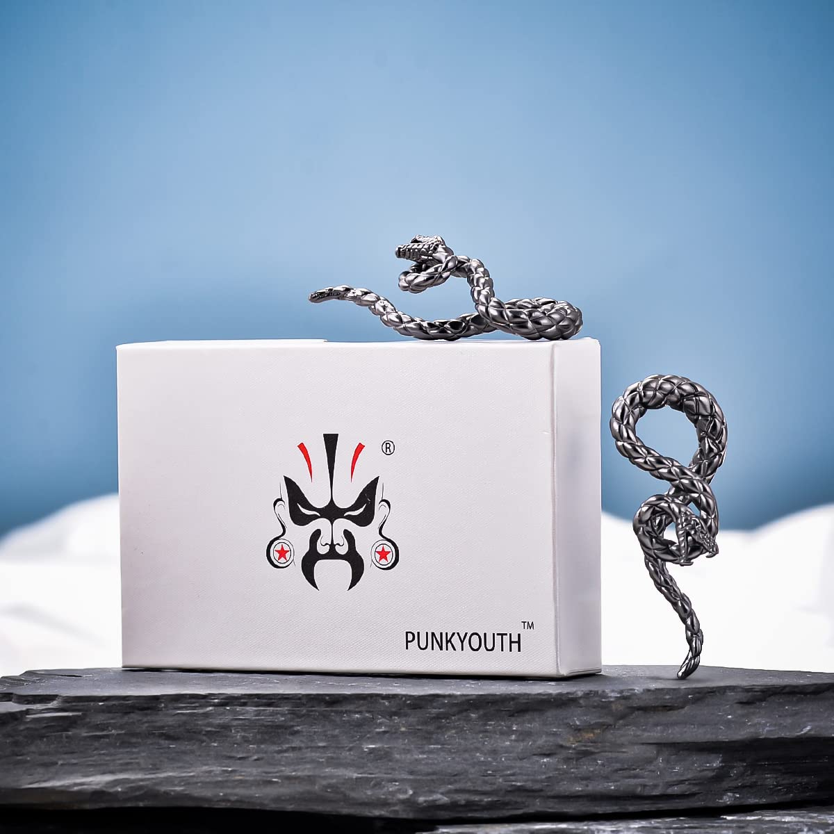 2PCS 2G Ear Sprial Tapers Plug Gauges Brass Ear Stretcher Hangers 6mm Gothic Ear Tunnels Expander Piercing Jewelry