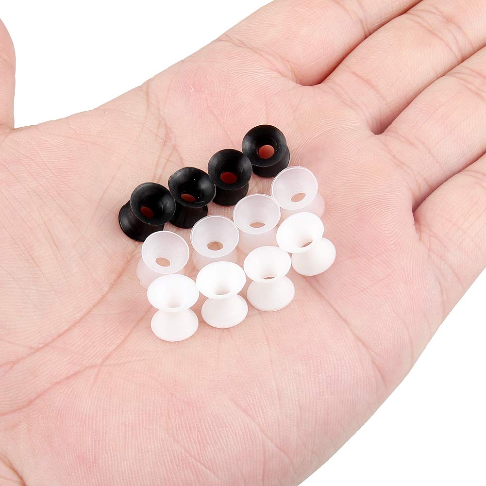 Cisyozi 6 Pairs Ultra Thin Silicone Ear Skin Flexible Flesh Tunnel Expander Stretching Gauge Earlets Plug Gauges Kit Earlets Retainer Same Sizes 6G-20mm 3 Colors