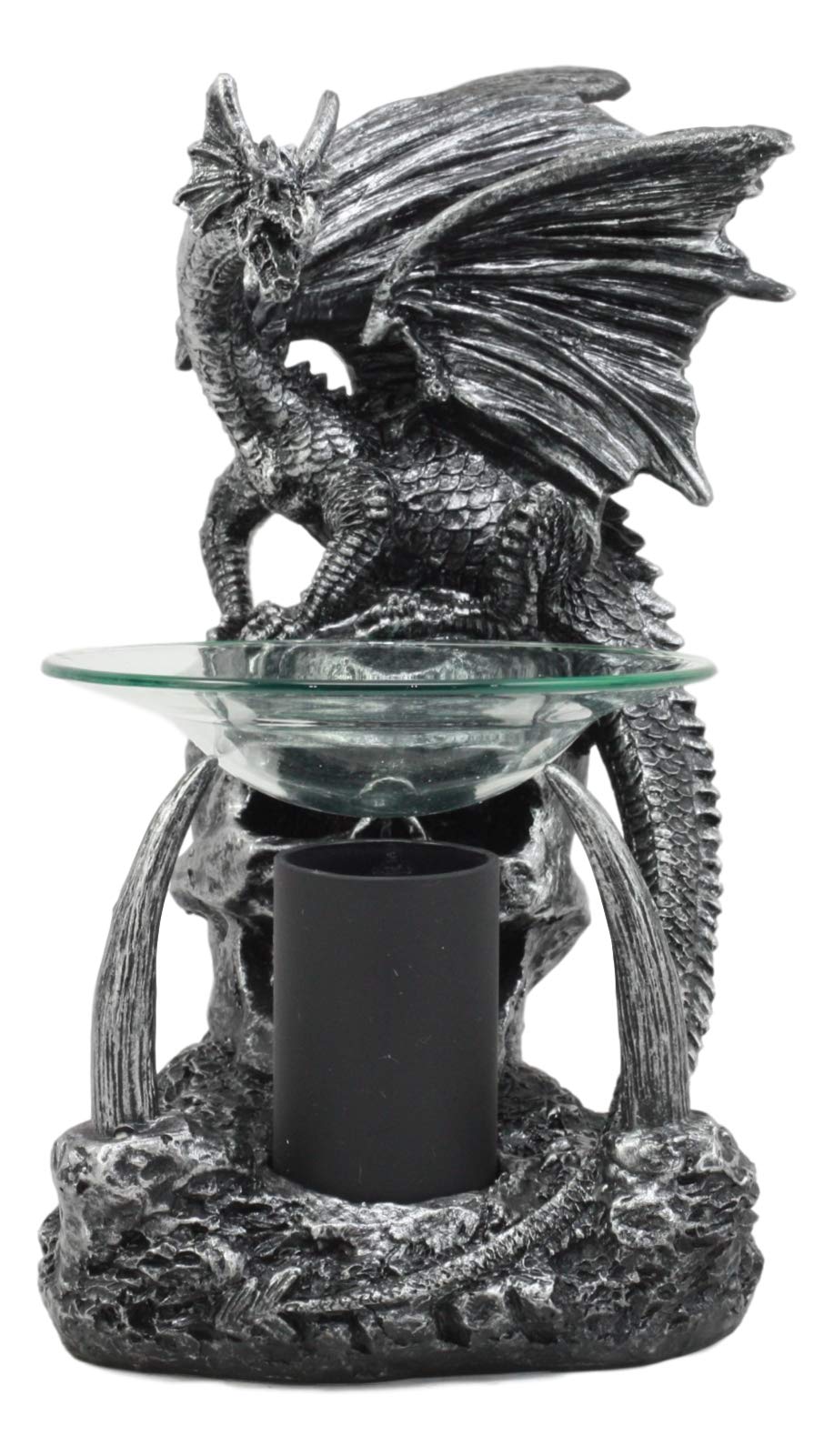 Ebros Smaug Castle Guardian Dragon Electric Oil Diffuser Burner Tart Warmer Aroma Scent Statue 9.5" Tall Figurine Dungeons and Dragons Decorative Decor for Aromatherapy Accessory Halloween Prop