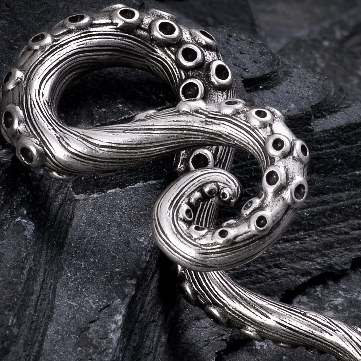 2PCS 2G Ear Sprial Tapers Plug Gauges Brass Ear Stretcher Hangers 6mm Gothic Ear Tunnels Expander Piercing Jewelry