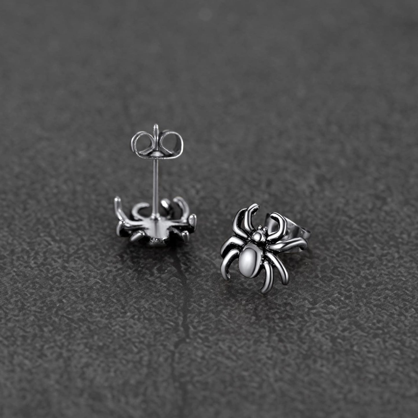 FaithHeart Dragon/Dinosaur/Snake Hoop Earrings for Men, Sturdy Stainless Steel Punk Biker Animals Hypoallergenic Jewelry, Gift Box