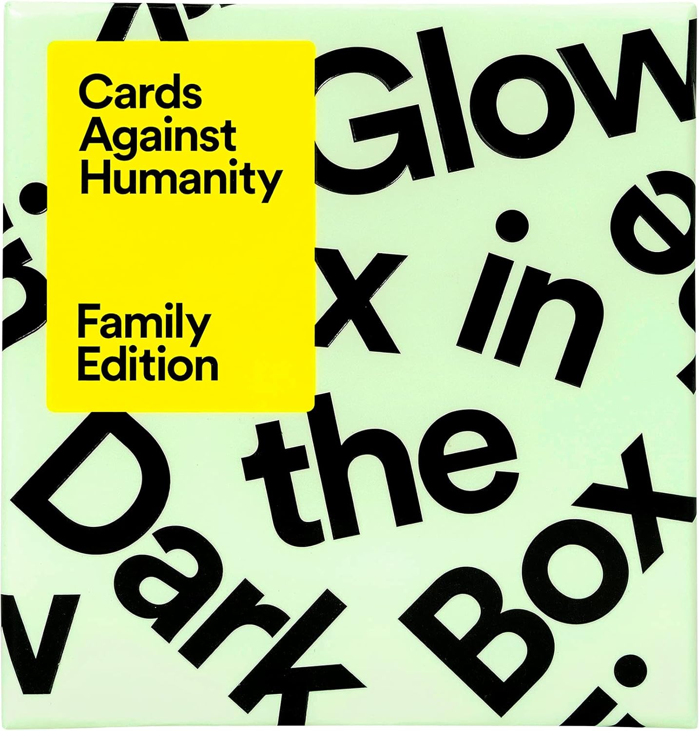 Cards Against Humanity Family Edition: Glow in The Dark Box • 300-Card Expansion
