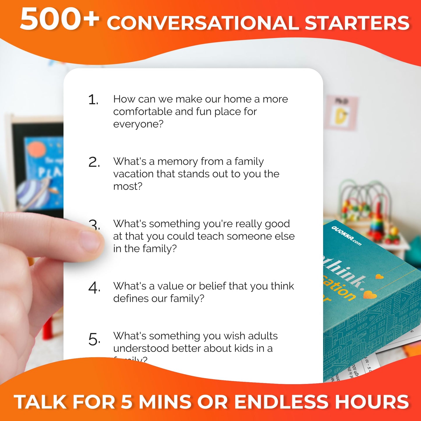 QUOKKA Conversation Cards Game - Christian Couples Edition | Original Version | Religious Gift | Relationship Connection - Great Board Game for Married Husband & Wife