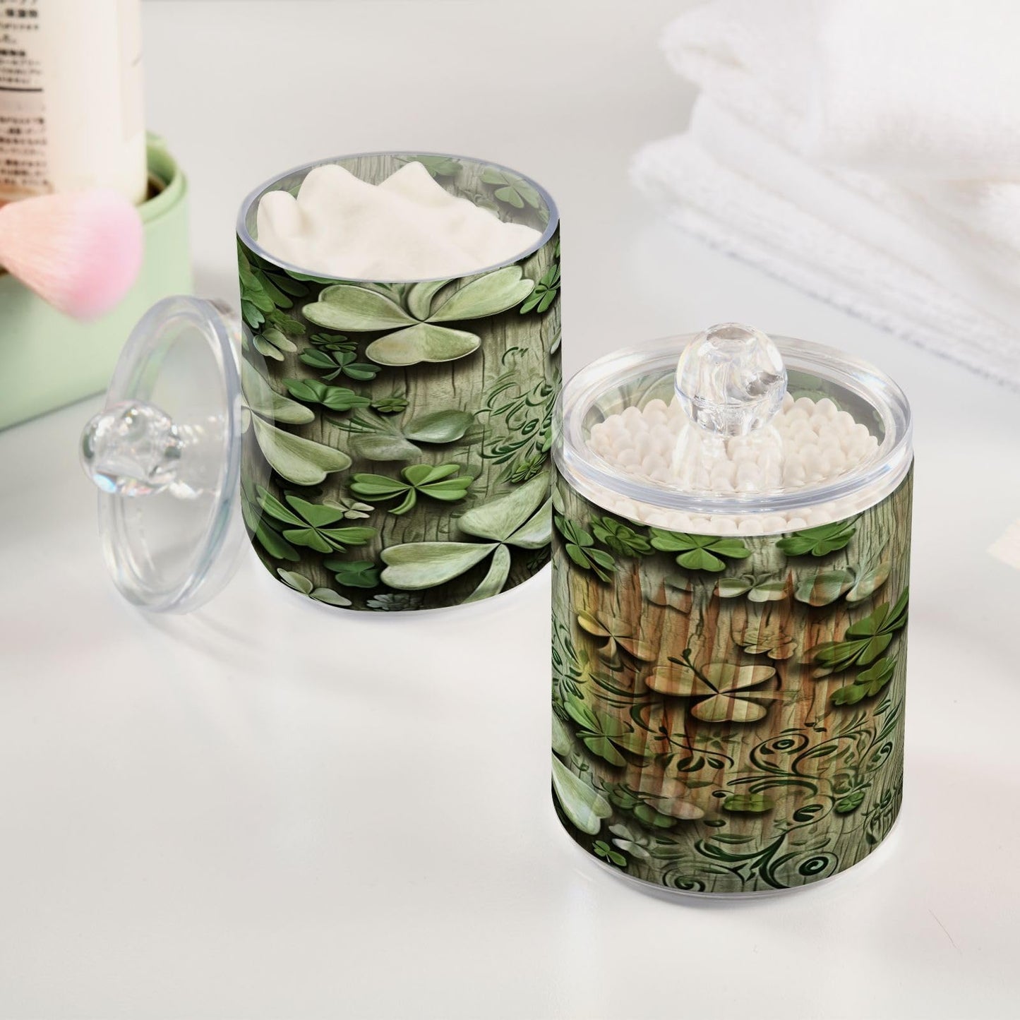 Halloween Skull 2PC Airtight Transparent Plastic Storage Jar, Food Storage Container Glass, Can Store Candy, Salt, Coffee Beans, With lid, Easy To Use