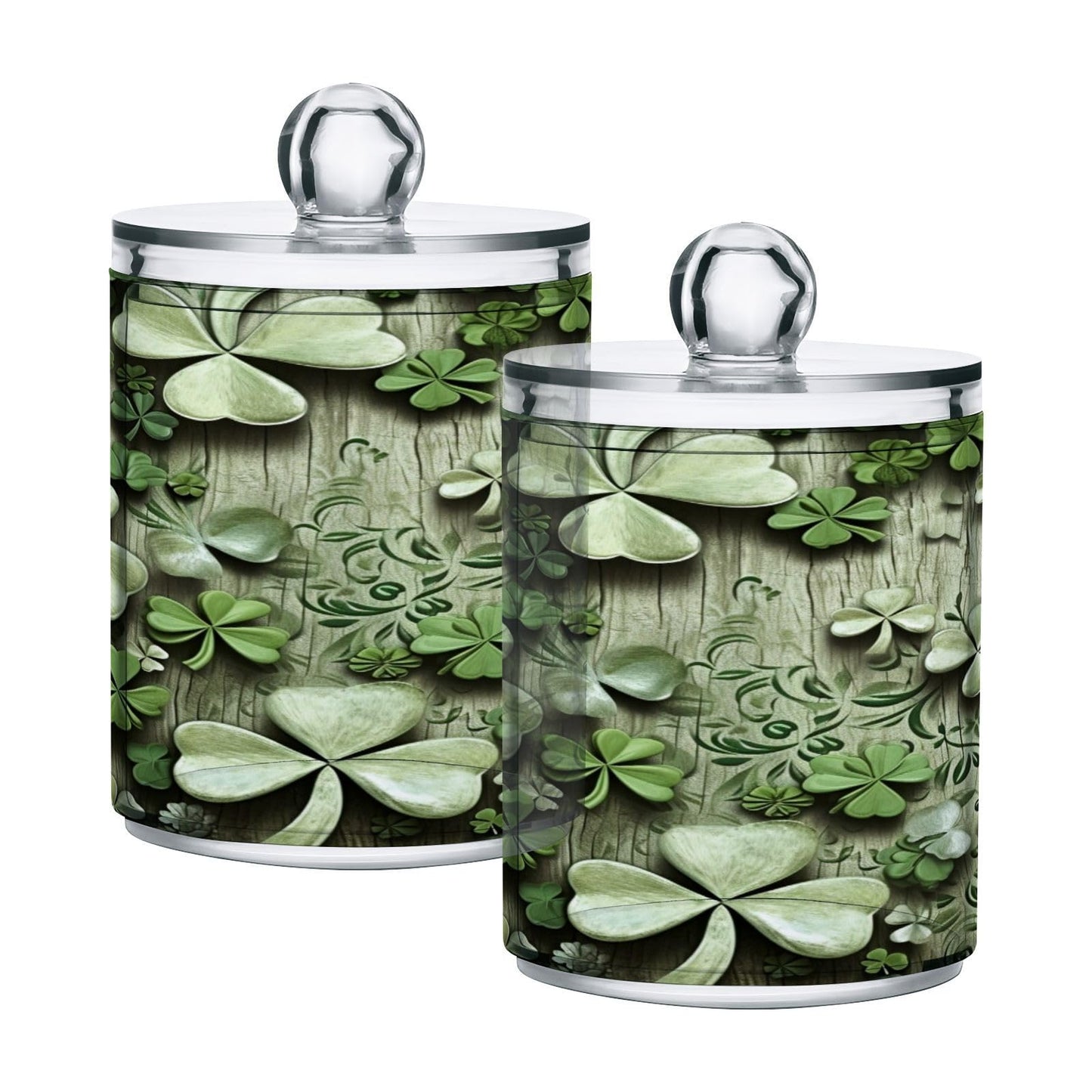 Halloween Skull 2PC Airtight Transparent Plastic Storage Jar, Food Storage Container Glass, Can Store Candy, Salt, Coffee Beans, With lid, Easy To Use