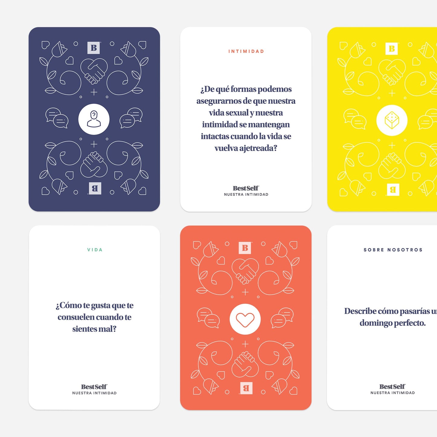 BestSelf Intimacy Deck Expansion Pack, 50 Conversation Starters, Meaningful Couples Game. Perfect Valentine Day Card Games for Couples, Couples Card Games