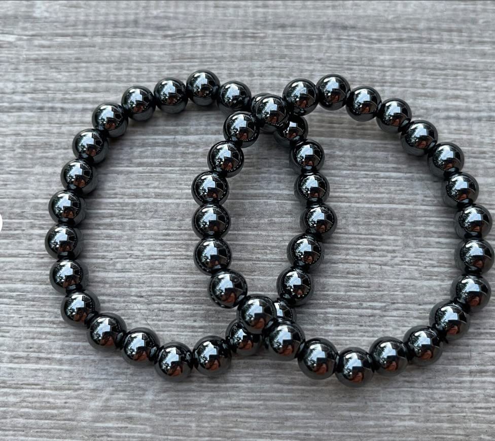 Black Obsidian Hematite Triple Protection Bracelet 10MM beads Set, Blue Tiger Eye Beads Bracelets, Lava Stone bracelets for Men Women