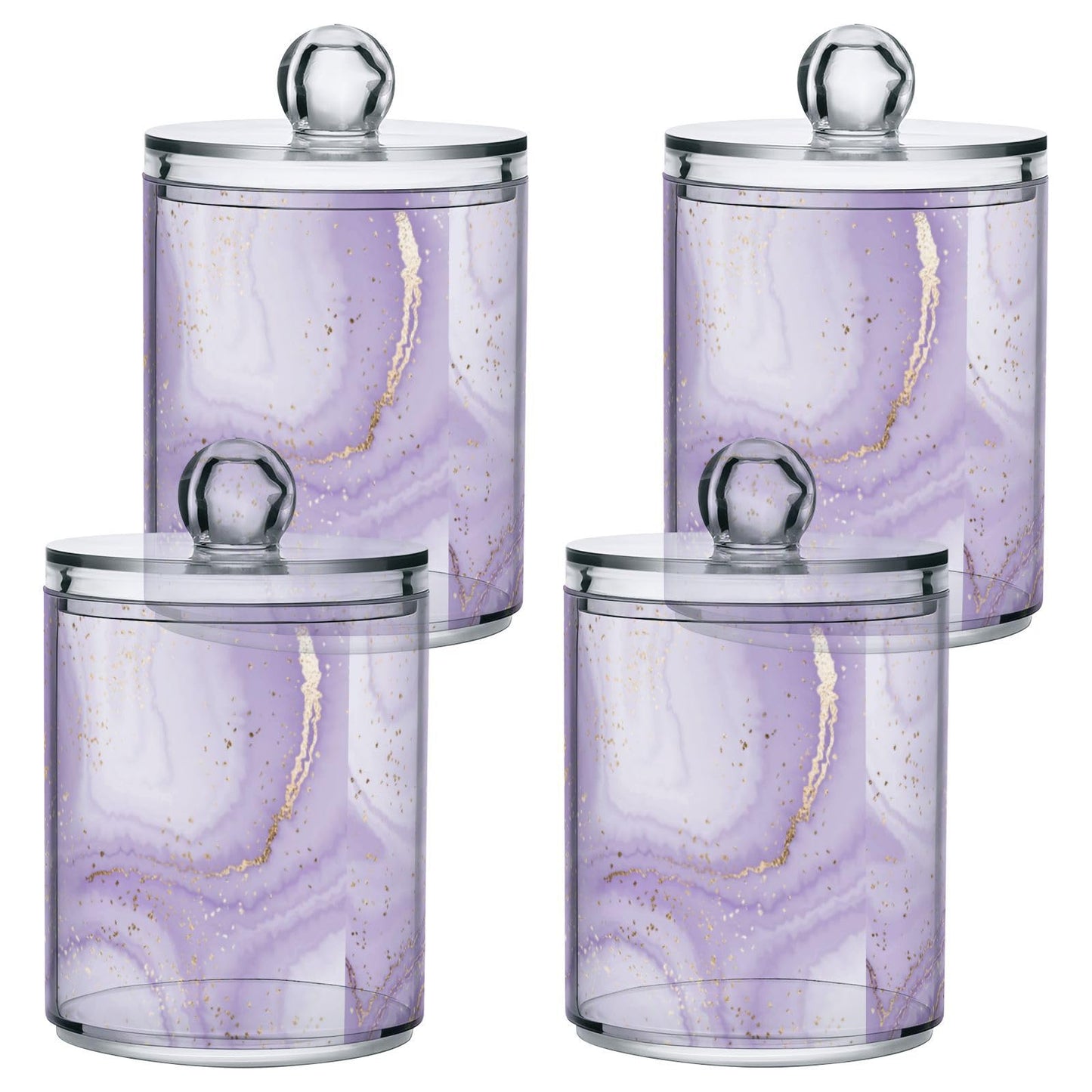 Halloween Skull 2PC Airtight Transparent Plastic Storage Jar, Food Storage Container Glass, Can Store Candy, Salt, Coffee Beans, With lid, Easy To Use