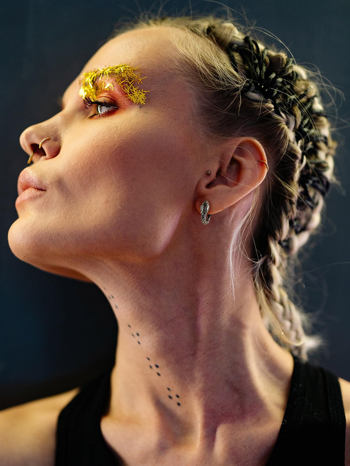 FaithHeart Dragon/Dinosaur/Snake Hoop Earrings for Men, Sturdy Stainless Steel Punk Biker Animals Hypoallergenic Jewelry, Gift Box