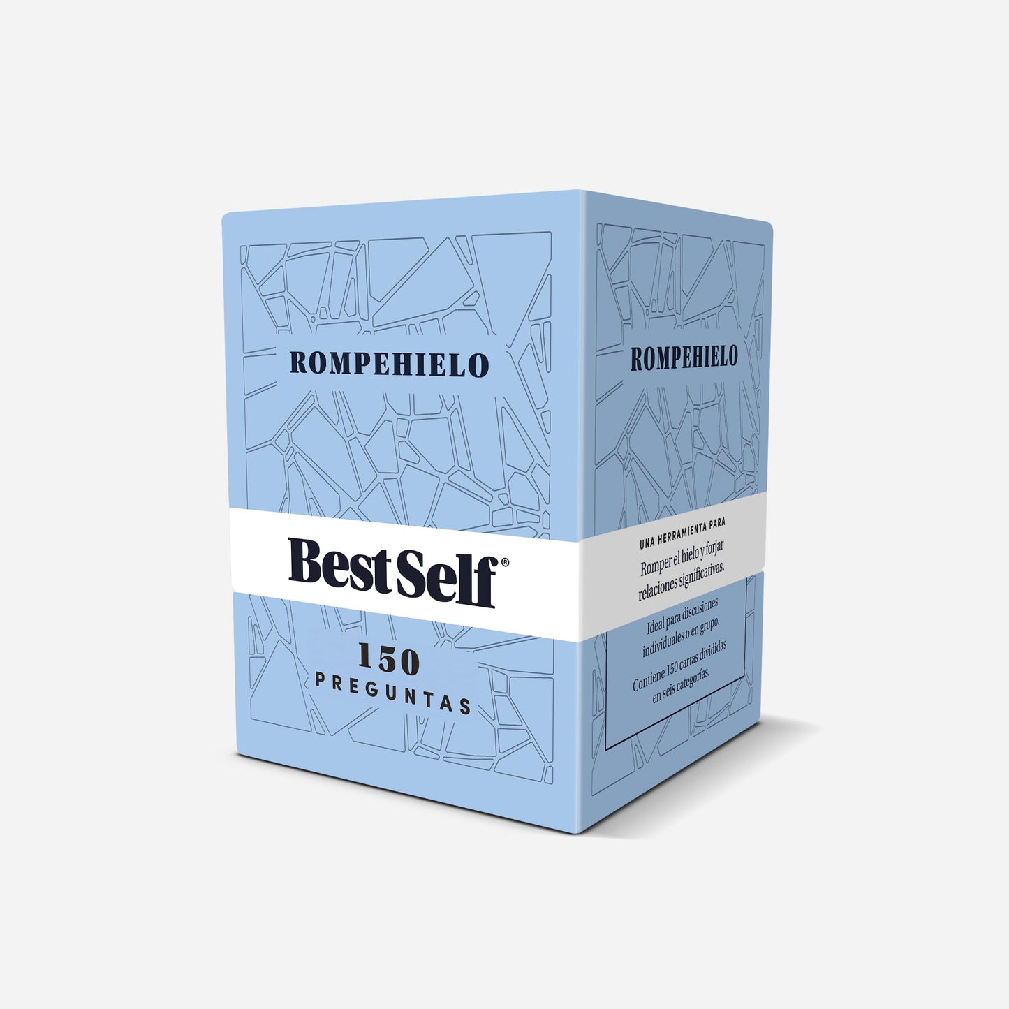 BestSelf Icebreaker Deeper Talk Deck - Conversation Starter Card Pack to Deepen Friendships with 150 Prompts to Create Real Conversations for Friends, Coworkers, Family, Dates