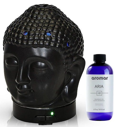 Aromar Buddha Ceramic Diffuser, Bronze