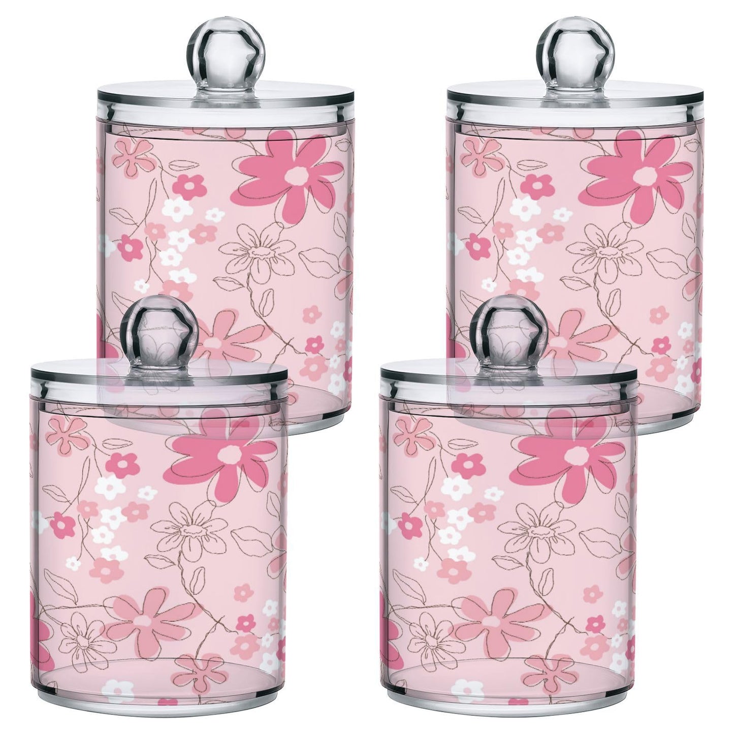 Halloween Skull 2PC Airtight Transparent Plastic Storage Jar, Food Storage Container Glass, Can Store Candy, Salt, Coffee Beans, With lid, Easy To Use