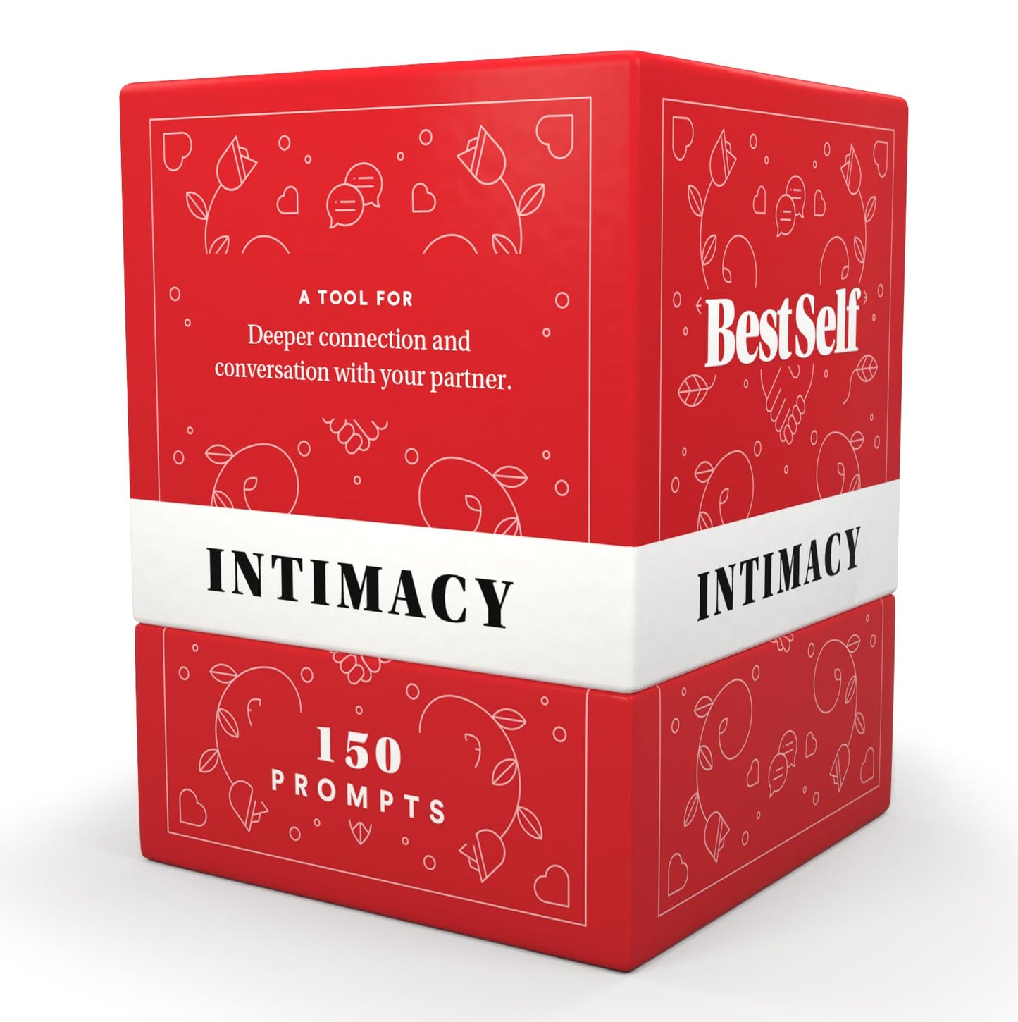 BestSelf Intimacy Deck Expansion Pack, 50 Conversation Starters, Meaningful Couples Game. Perfect Valentine Day Card Games for Couples, Couples Card Games