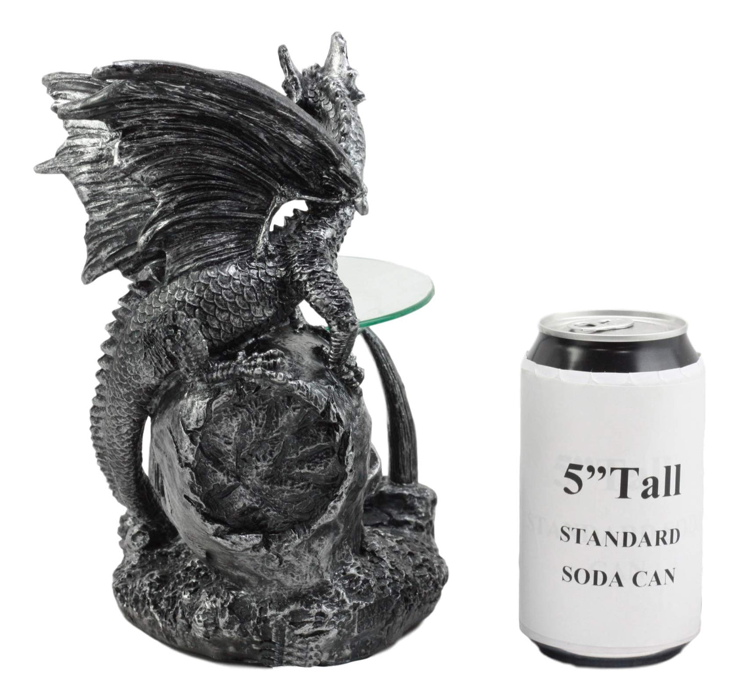 Ebros Smaug Castle Guardian Dragon Electric Oil Diffuser Burner Tart Warmer Aroma Scent Statue 9.5" Tall Figurine Dungeons and Dragons Decorative Decor for Aromatherapy Accessory Halloween Prop