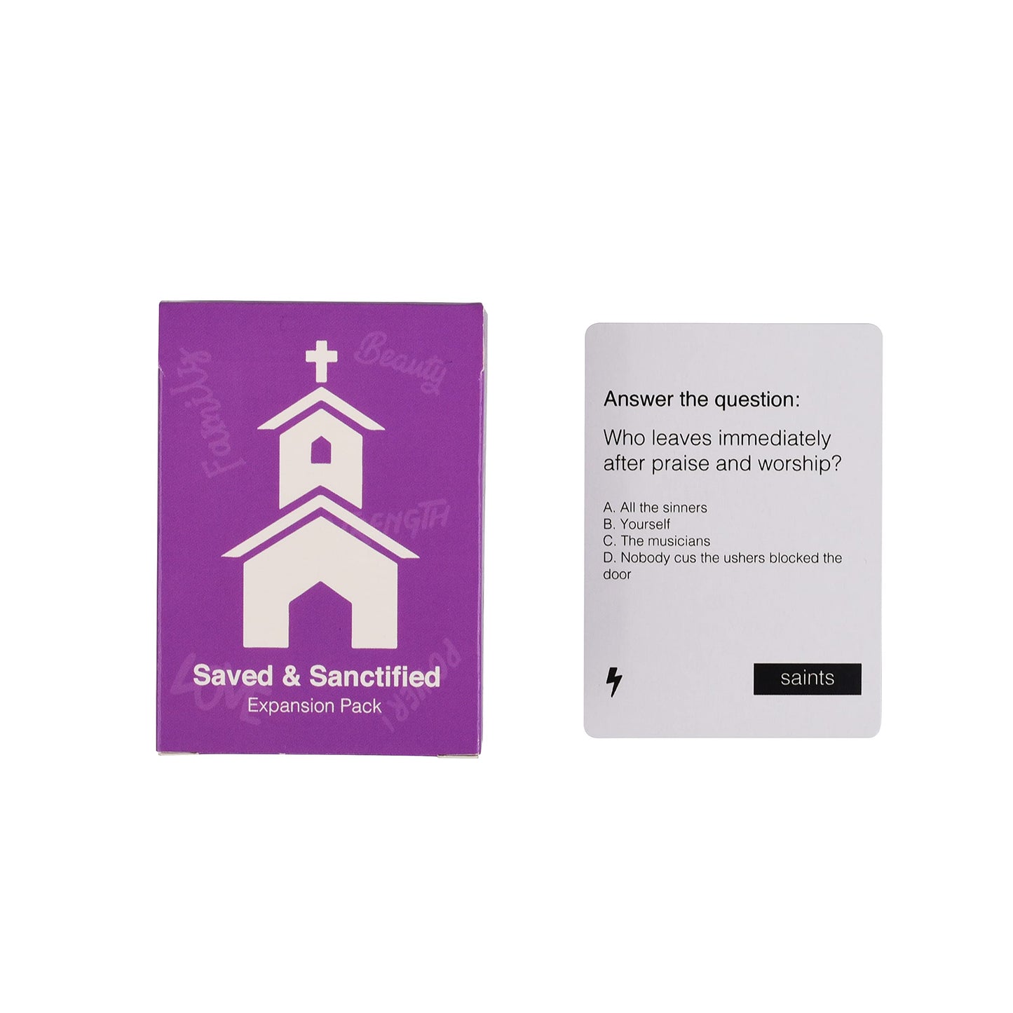 Saved & Sanctified Expansion Pack | Celebrate The Unique Experience of The Black Church with This Card Game | Fun for The Entire Family | Enjoy at Your Next Event
