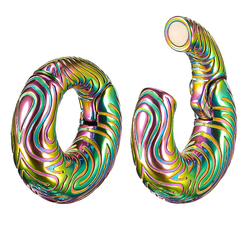 0g(8mm) Stainless Steel Ear Hanger Weight for Stretching Ear Lobe Women Men Dangle Plugs Tunnels Body Piercing Jewelry Kit