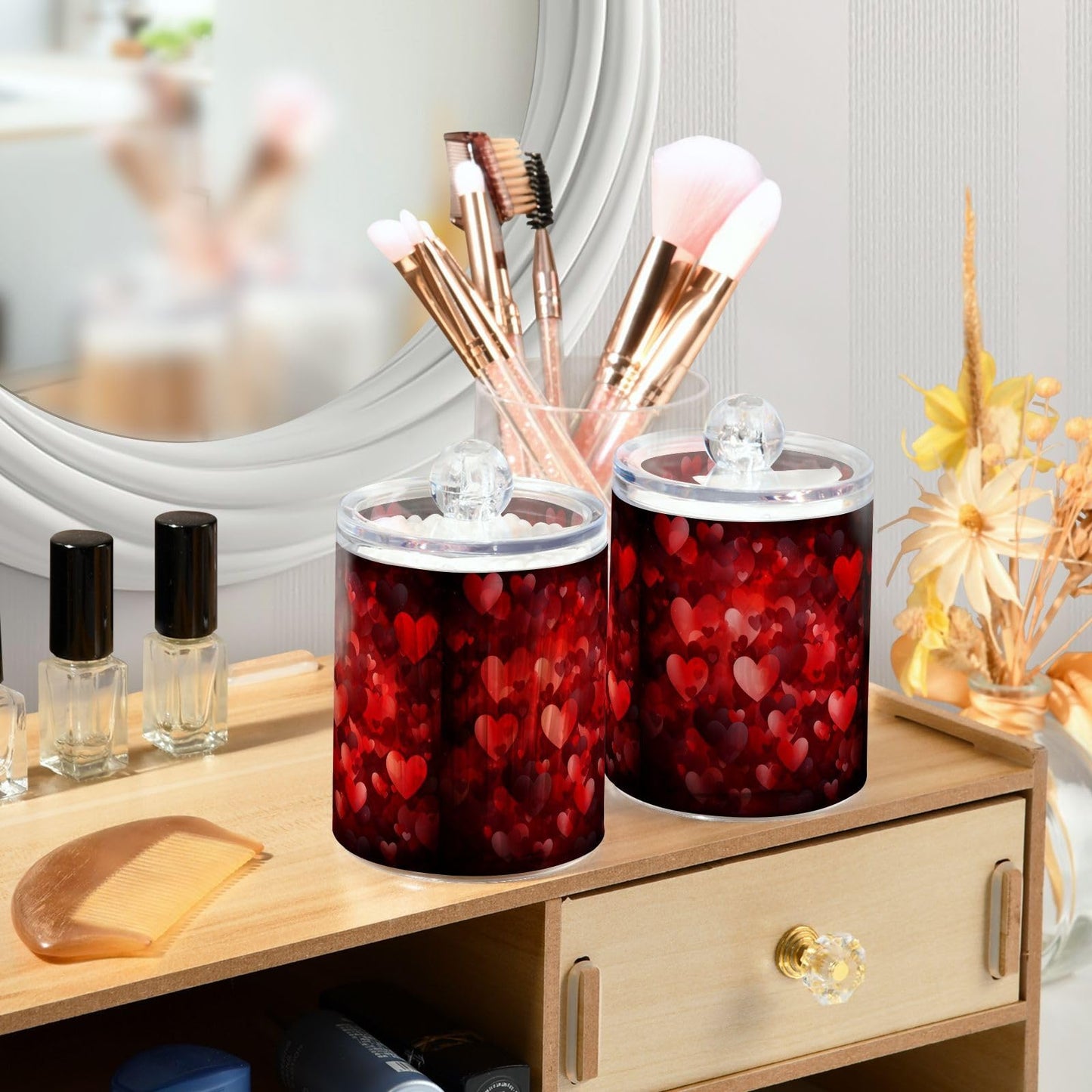 Halloween Skull 2PC Airtight Transparent Plastic Storage Jar, Food Storage Container Glass, Can Store Candy, Salt, Coffee Beans, With lid, Easy To Use