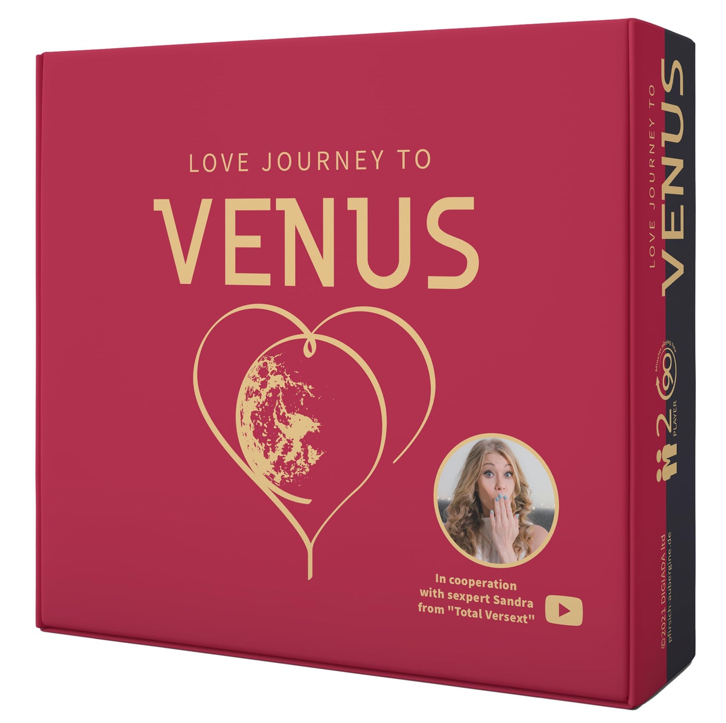 Love Journey to Venus: The Spicy & Romantic Board Game for Adult Couples & Friends, Couple Games for Date Night, Gaming Cards for 2 or more Adults, Love Card for Bedroom (for married couples too)