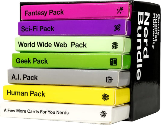 Cards Against Humanity: Nerd Bundle • 6 Nerdy Themed Packs + 10 All-New Cards