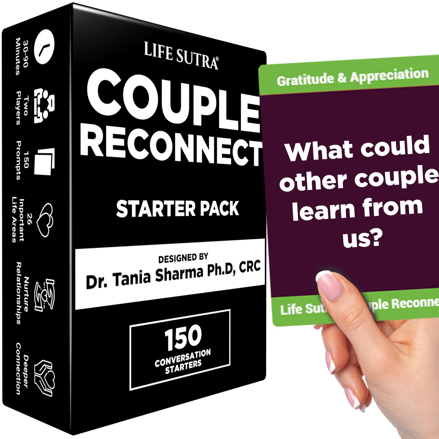 Couples Games for Married Couples - Fun Stay-at-Home Date Night, Romantic Gift for Anniversaries, Birthdays, Wife, Husband - Age 30+, 2 Players (Newlyweds - 400 Cards)
