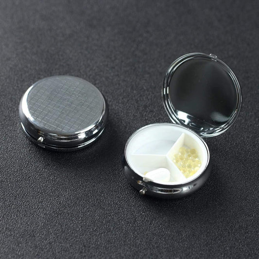 Poison Pill Box Case Pillbox Holder Trinket Stash Box Arsenic Vintage Style Medicine Vitamin Pill Organizer Case