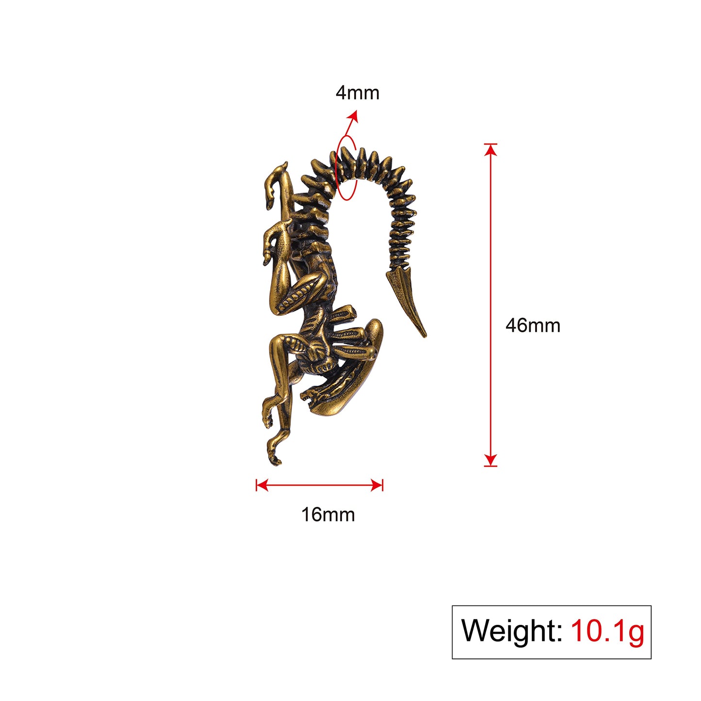 1 Pair Ear Hanger Weights For Stretched Ears 6g 4mm Dangle Gauges Expander Plug Tunnels Piercing Earrings