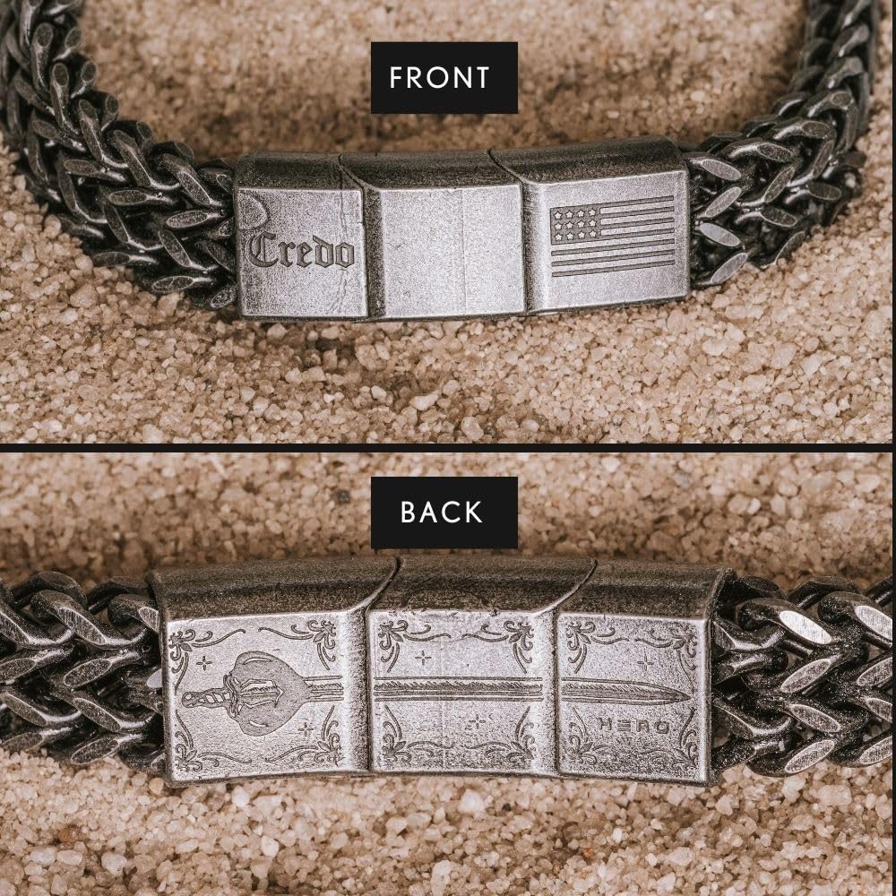 iHeartDogs Hero Company Link Bracelet for Men Helps Pair Military Veterans with a Companion Dog