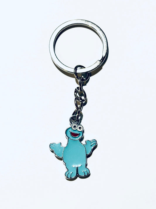 Sesame Street Cookie Monster Charm Keychain