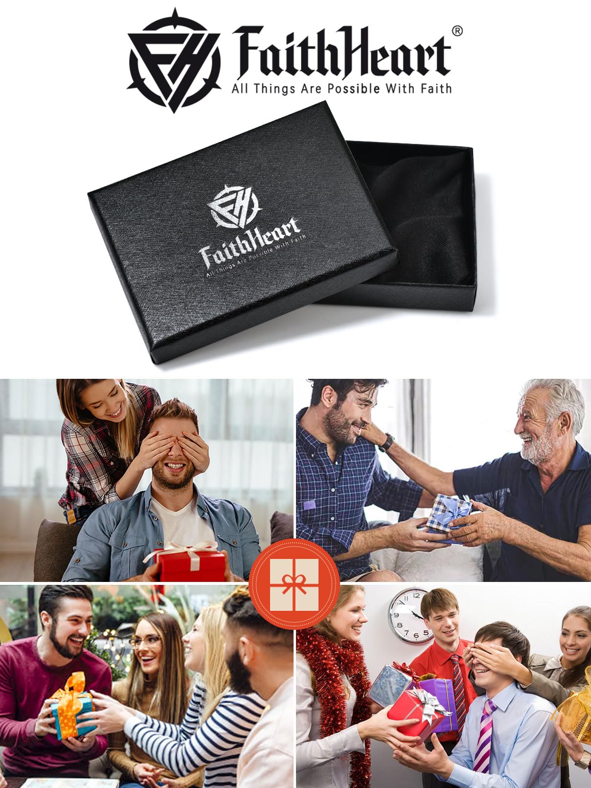 FaithHeart Dragon/Dinosaur/Snake Hoop Earrings for Men, Sturdy Stainless Steel Punk Biker Animals Hypoallergenic Jewelry, Gift Box