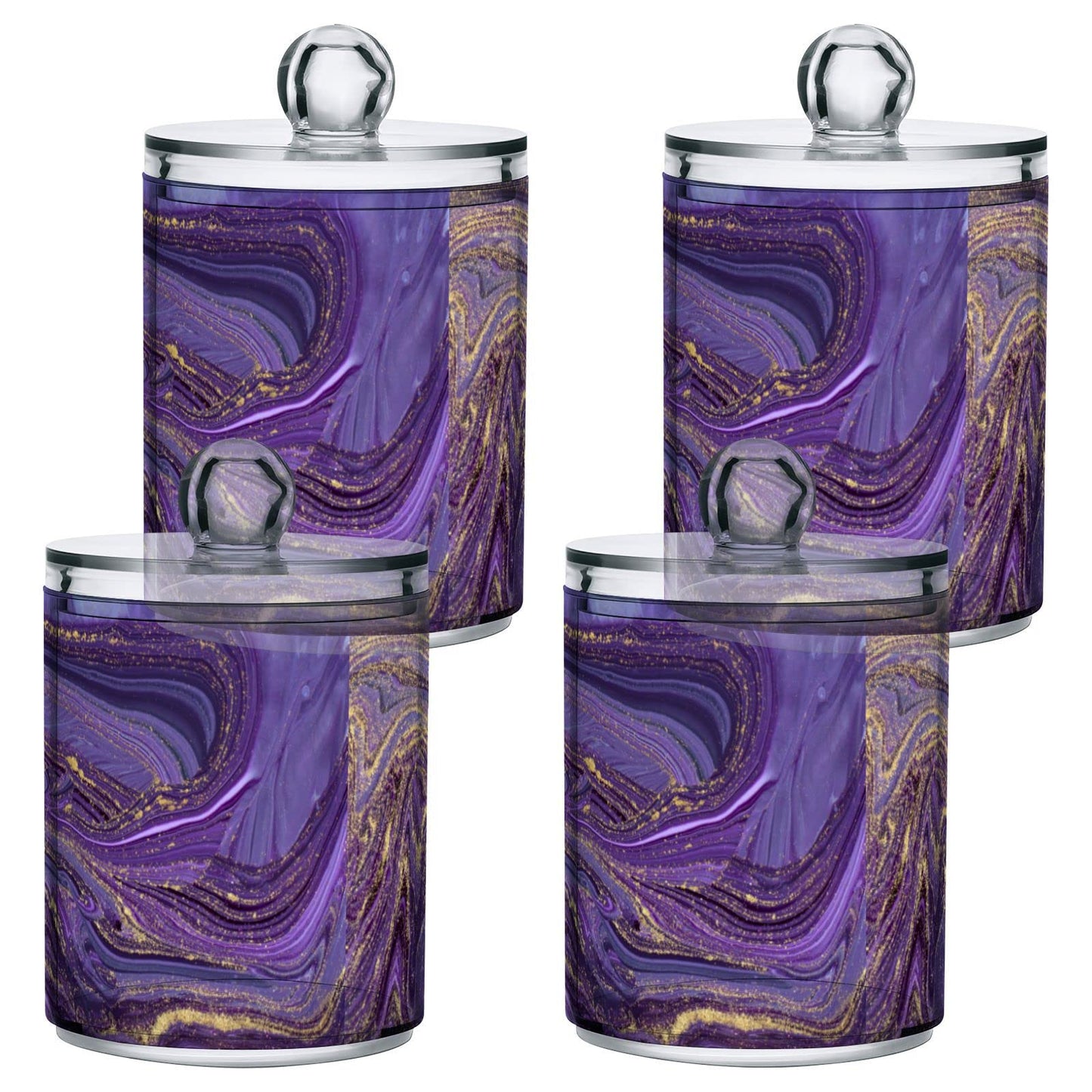 Halloween Skull 2PC Airtight Transparent Plastic Storage Jar, Food Storage Container Glass, Can Store Candy, Salt, Coffee Beans, With lid, Easy To Use