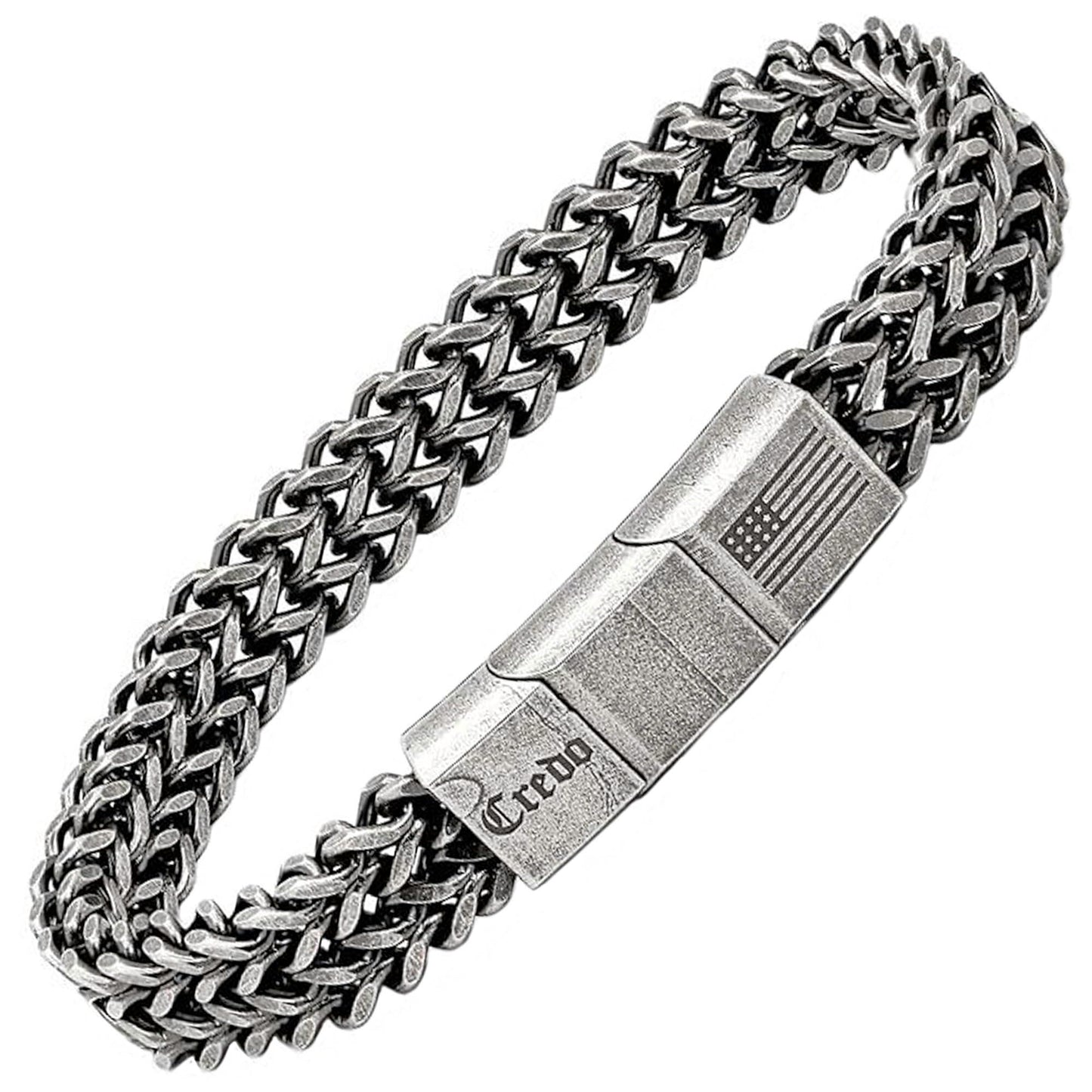 iHeartDogs Hero Company Link Bracelet for Men Helps Pair Military Veterans with a Companion Dog