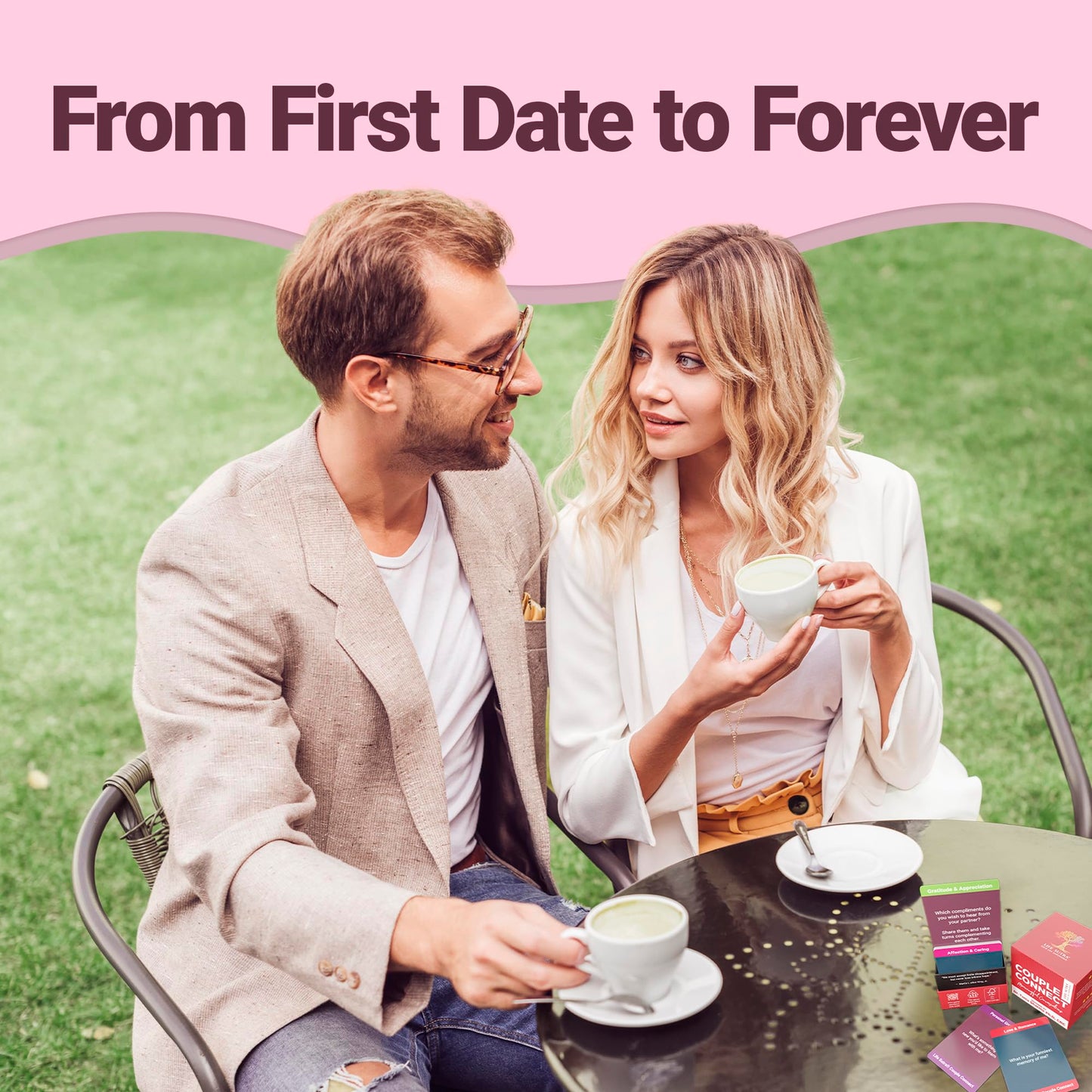 Couples Games for Married Couples - Fun Stay-at-Home Date Night, Romantic Gift for Anniversaries, Birthdays, Wife, Husband - Age 30+, 2 Players (Newlyweds - 400 Cards)