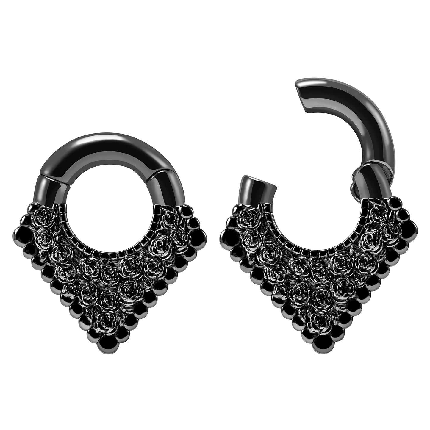 2PCS Ear Weights For Stretched Ears Heavy Weighted Gauges Stainless Steel 2g 4g Dangle Gauge For Women Men Ear Hanger Stretcher Piercings