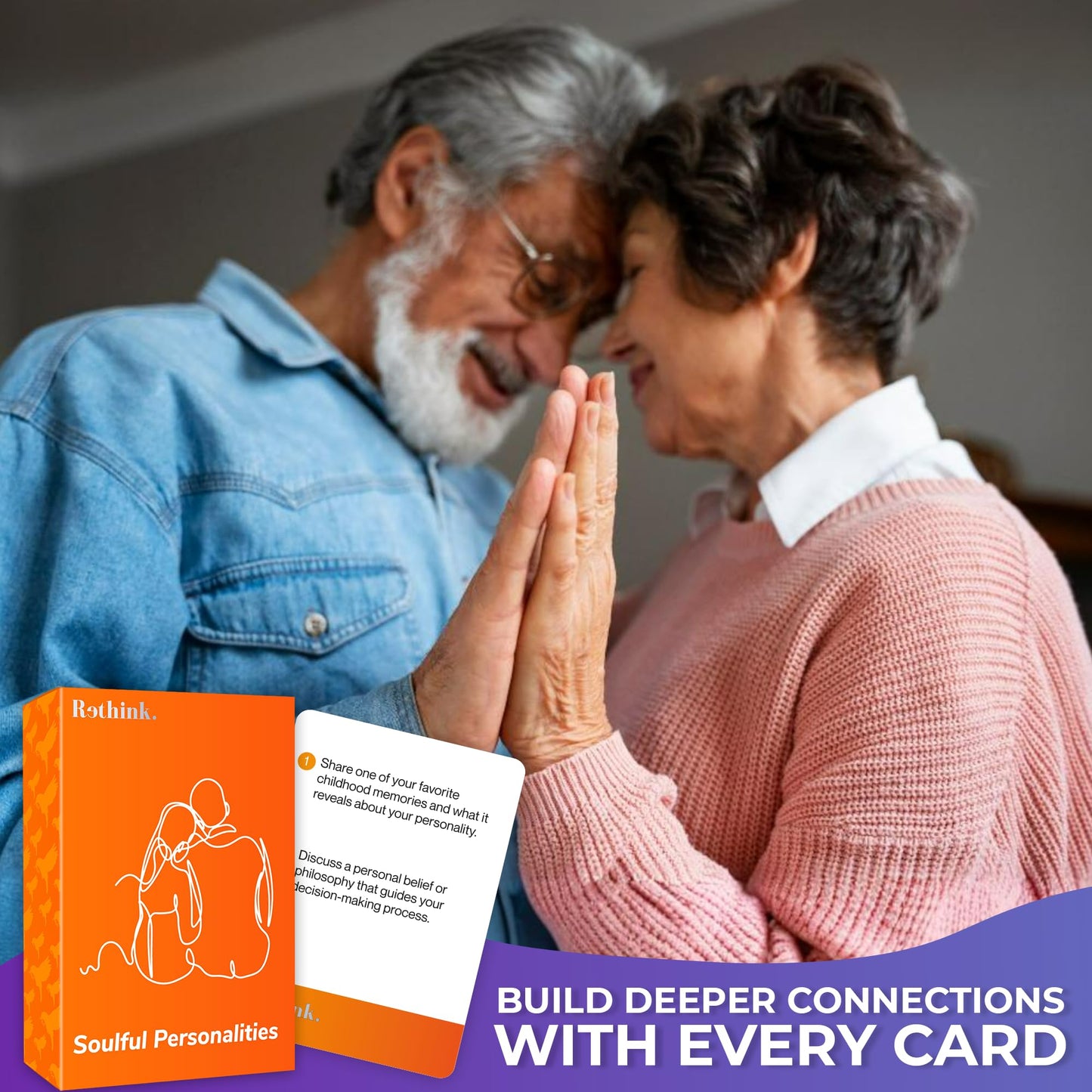 QUOKKA Conversation Cards Game - Christian Couples Edition | Original Version | Religious Gift | Relationship Connection - Great Board Game for Married Husband & Wife