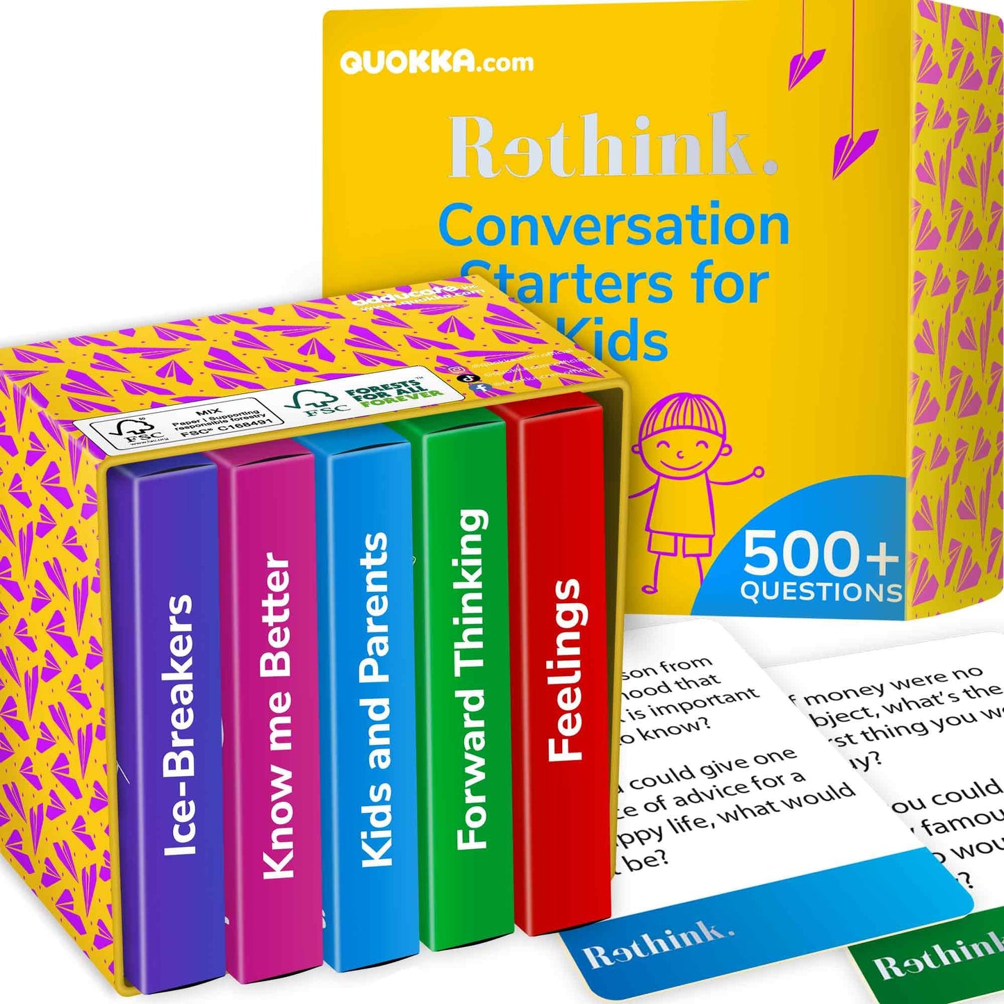 QUOKKA Conversation Cards Game - Christian Couples Edition | Original Version | Religious Gift | Relationship Connection - Great Board Game for Married Husband & Wife