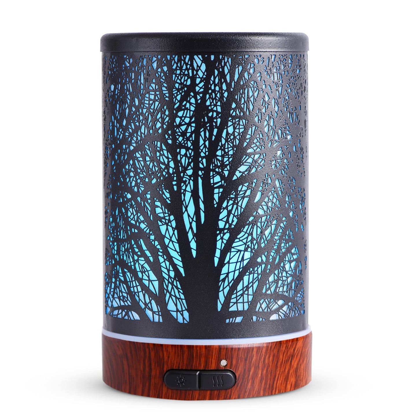 Metal Essential Oils Diffuser 150ML Aromatherapy Diffuser Cool Mist Humidifier with 7 Colors Lights Waterless Auto Off Air Diffusers as Gifts for Moms Women Girls (Bigfoot)