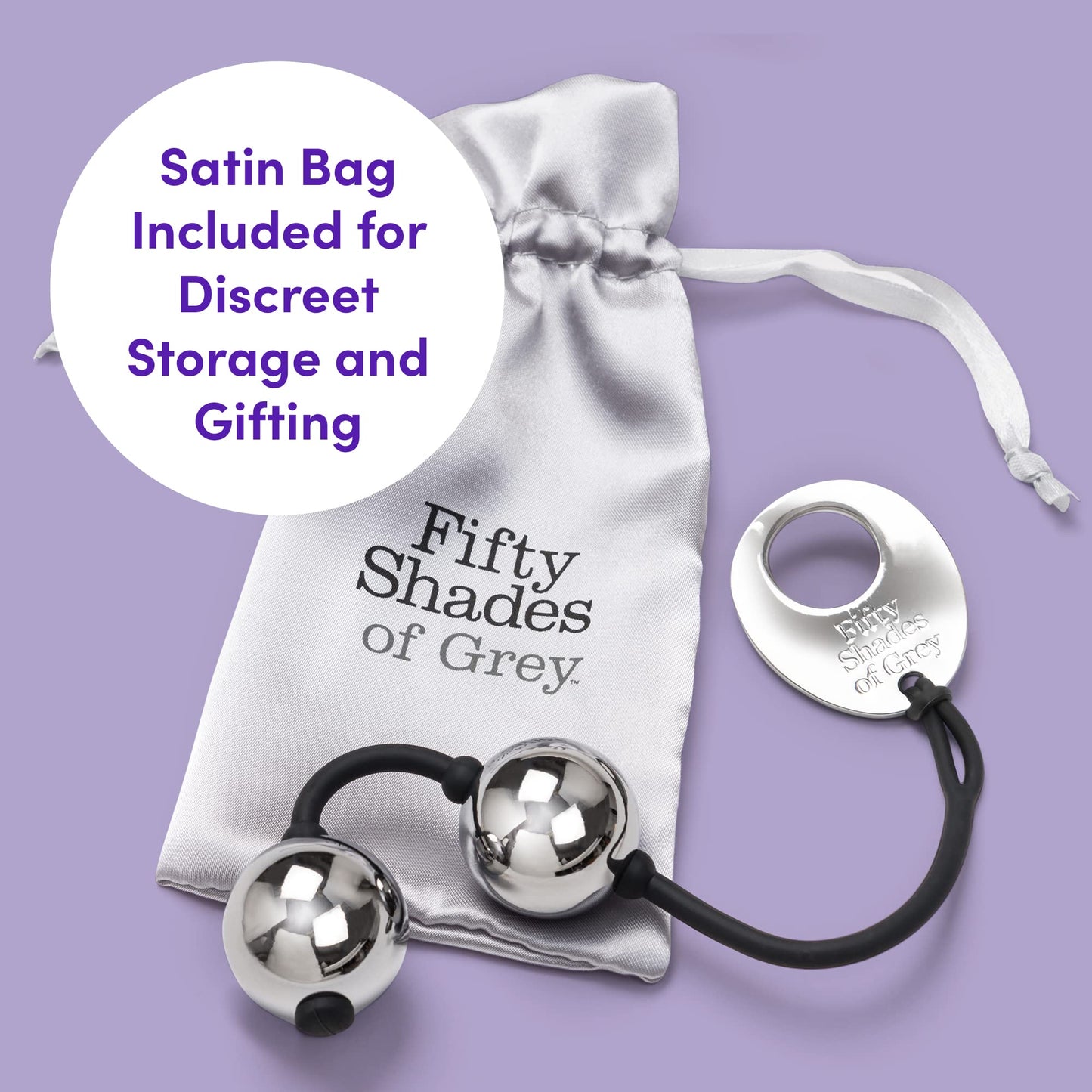 Fifty Shades of Grey Inner Goddess Silver Pleasure Balls