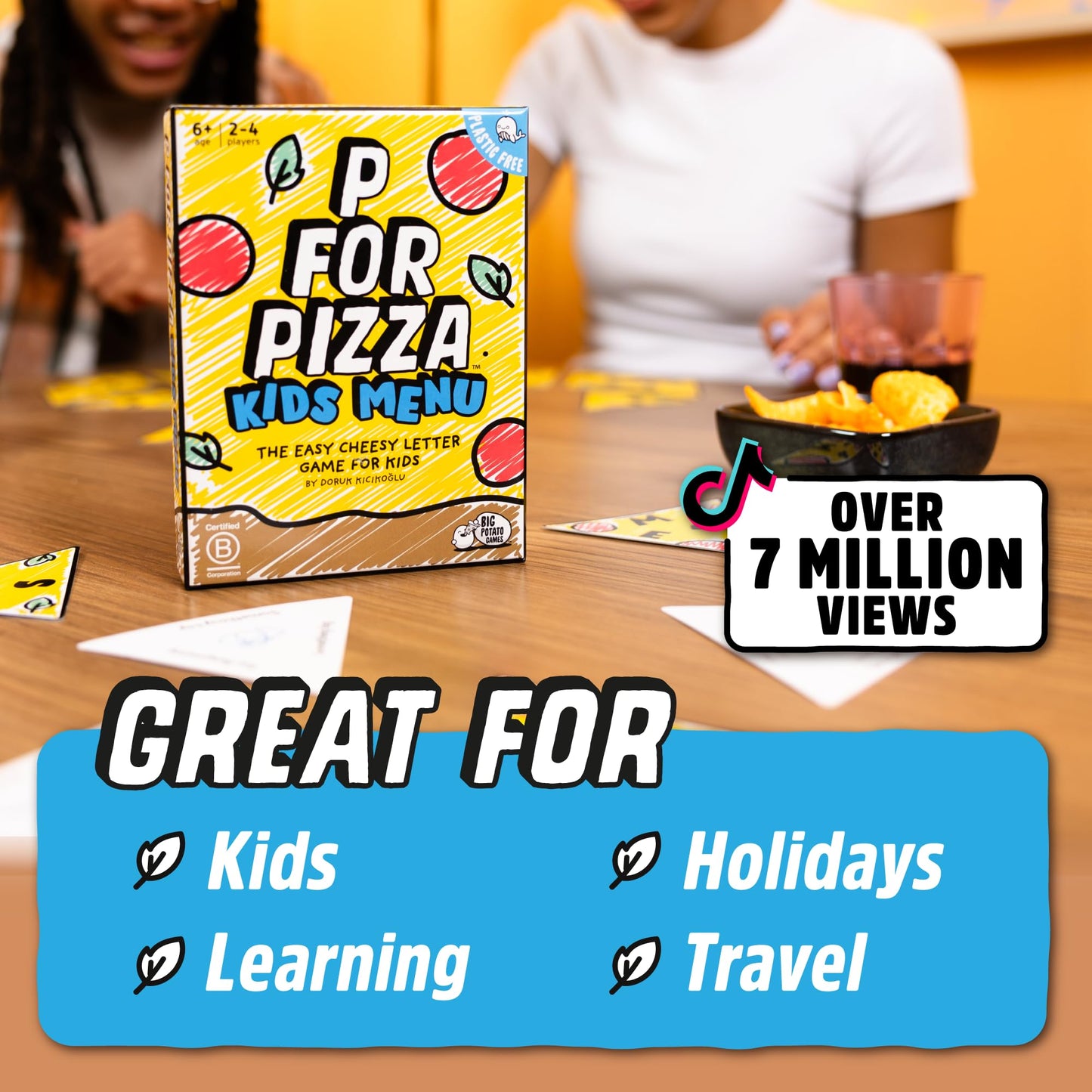 P for Pizza XXXXtra Hot | The Viral Game in a New Version | Travel Card Game, Perfect for Holidays, Camping and Birthdays