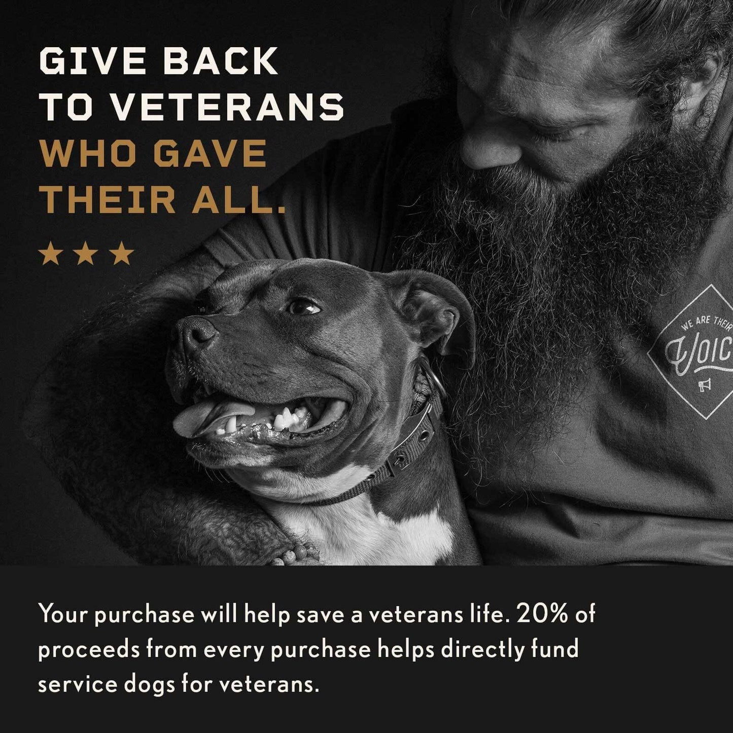 iHeartDogs Hero Company Link Bracelet for Men Helps Pair Military Veterans with a Companion Dog