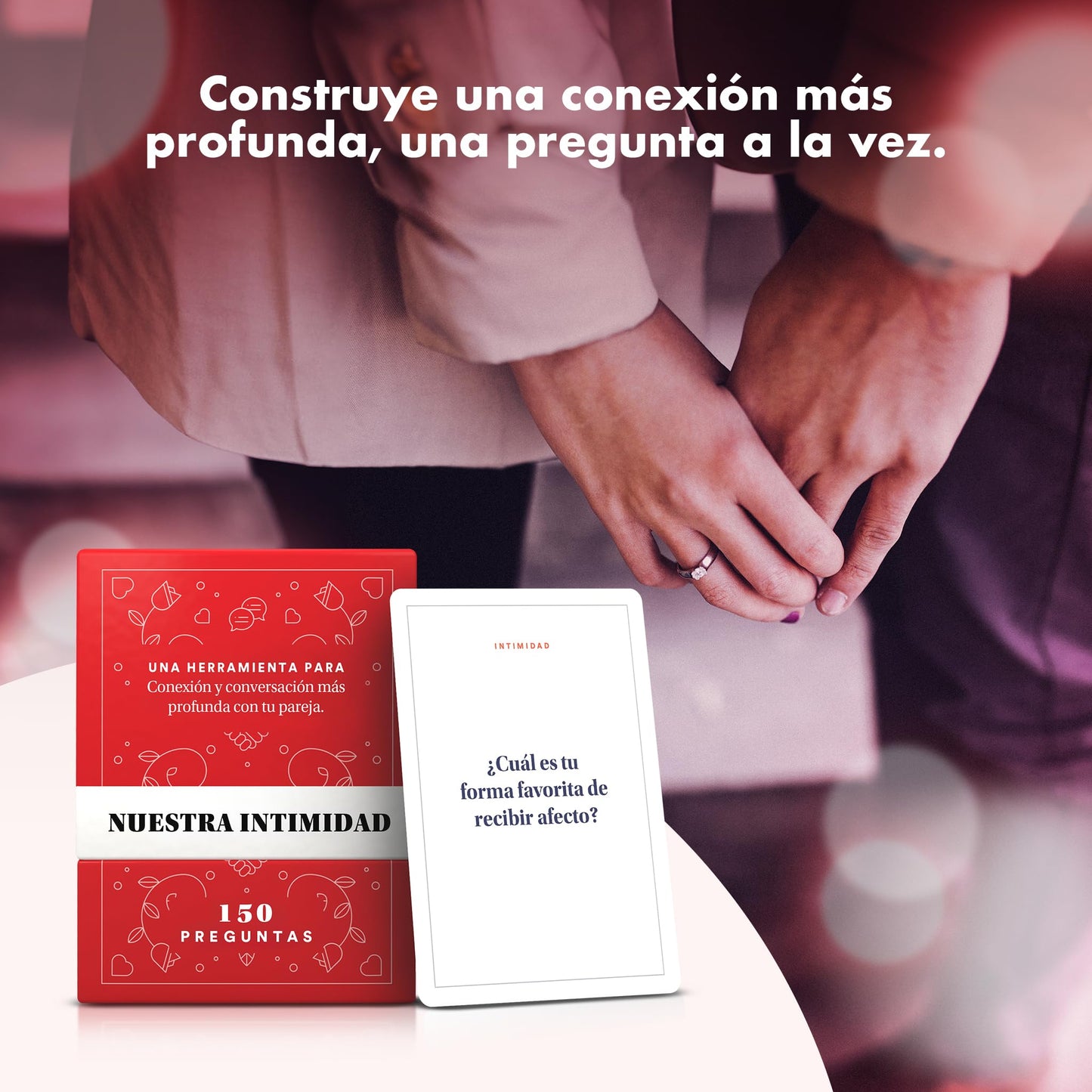 BestSelf Intimacy Deck Expansion Pack, 50 Conversation Starters, Meaningful Couples Game. Perfect Valentine Day Card Games for Couples, Couples Card Games