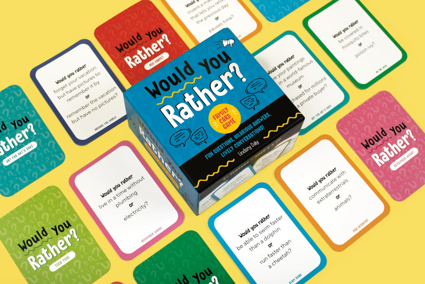 Would You Rather? Family Card Game: Fun Questions, Hilarious Answers, Lively Conversations!