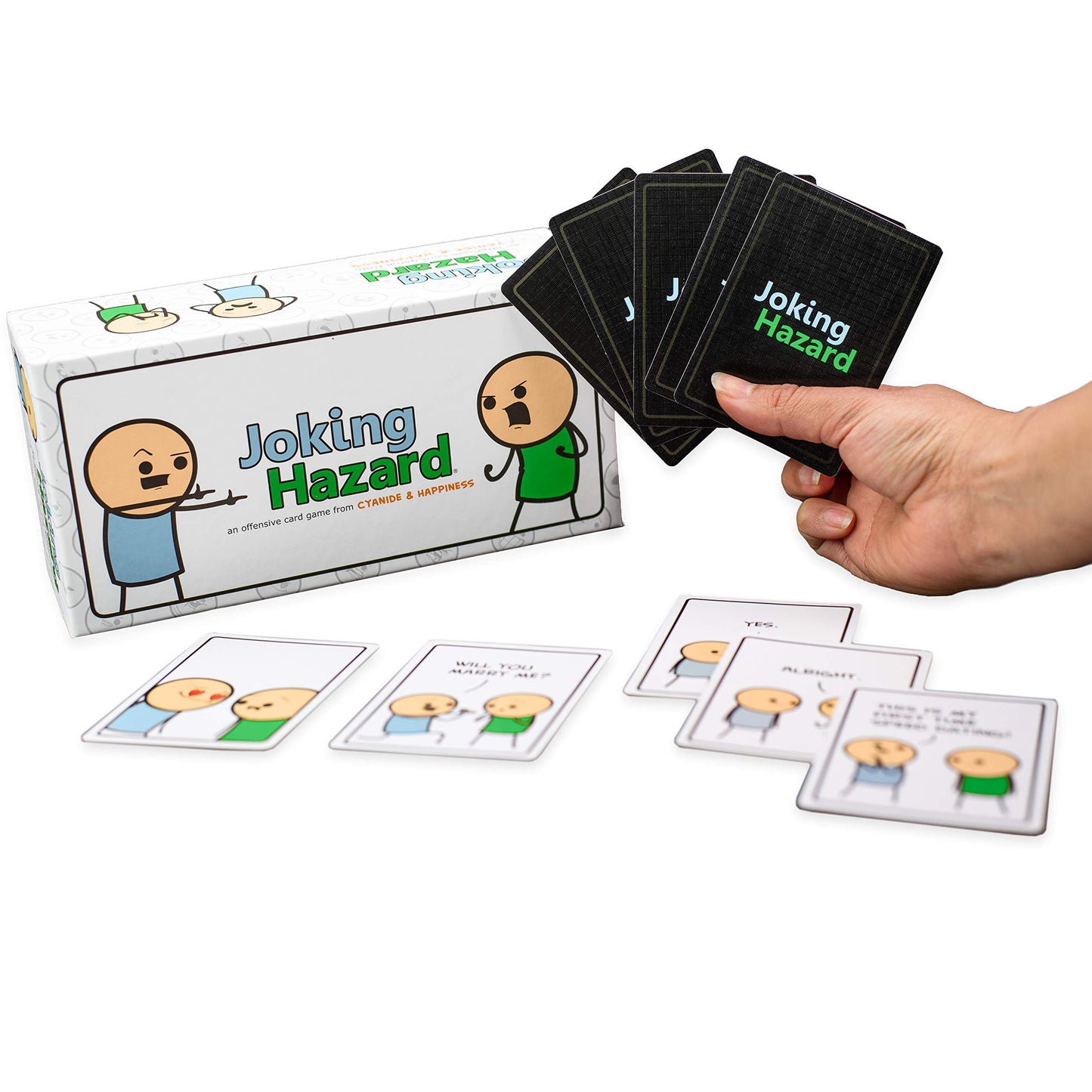 Joking Hazard by Cyanide & Happiness - a funny comic building party game for 3-10 players, great for game night