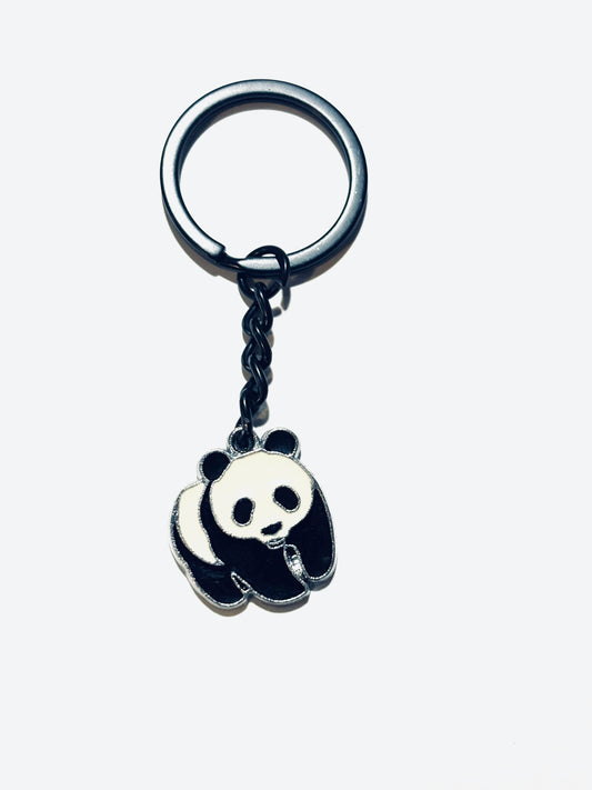 Panda Bear Charm Keychain