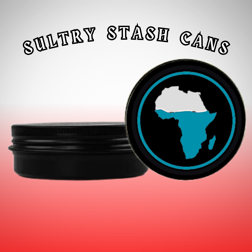 AFRICA Stash Tin - Round Storage Container