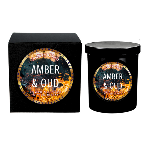 AMBER & OUD Vegan Candle