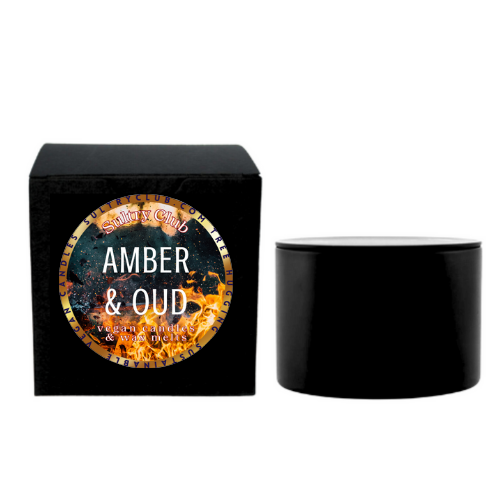 AMBER & OUD Vegan Candle