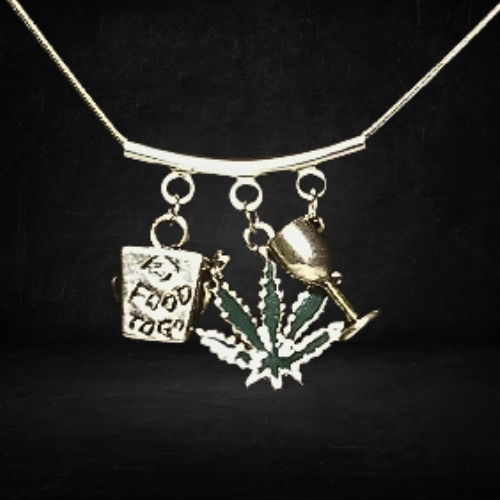 A Weed Lovers Christmas Necklace