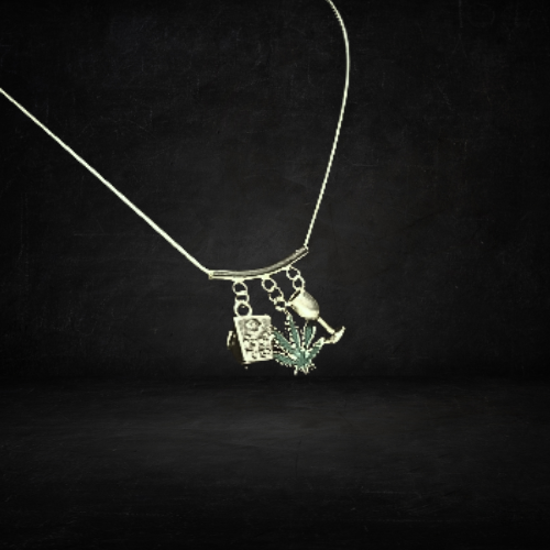 A Weed Lovers Christmas Necklace